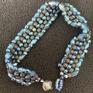 Colors of Midnight Beaded Handmade Bracelet - NEW